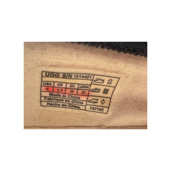 New, UGG Kammi Calf Hair, Leopard Print Slip-On Ballet Flats Size US 8 - Picture 3 of 7